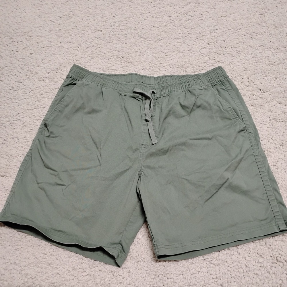 Katin Shorts Mens XL Green Chino Stretch Drawstring Surf Hiking Sailing Beach